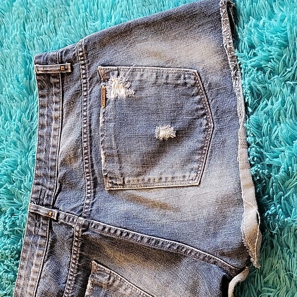 Bobstore Brazilian Denim Shorts with Rivets Size US8 - Picture 6 of 7